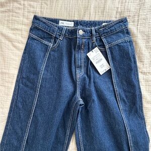 zara dark wash jeans new